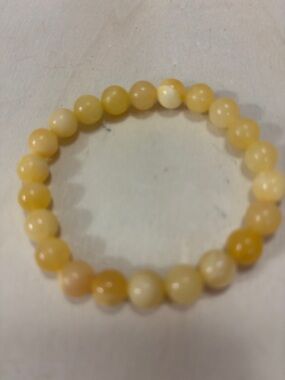 Yellow Calcite Stretch Bracelet